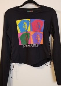 Catch A Fire Bob Marley Long Sleeve Tshirt